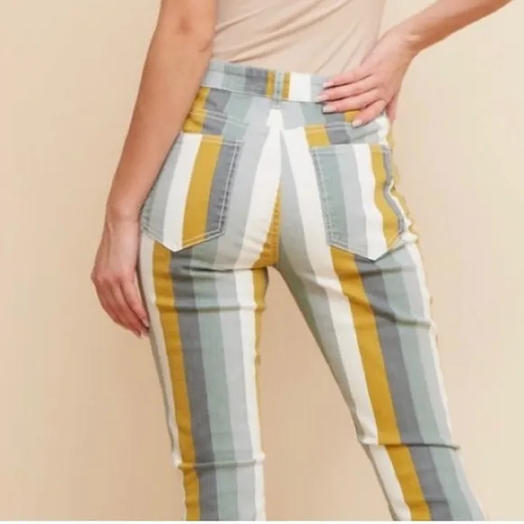 🔥💥CLEARANCE SALE⚡️🌟Retro Stripe Bell Bottoms ✌️☮️