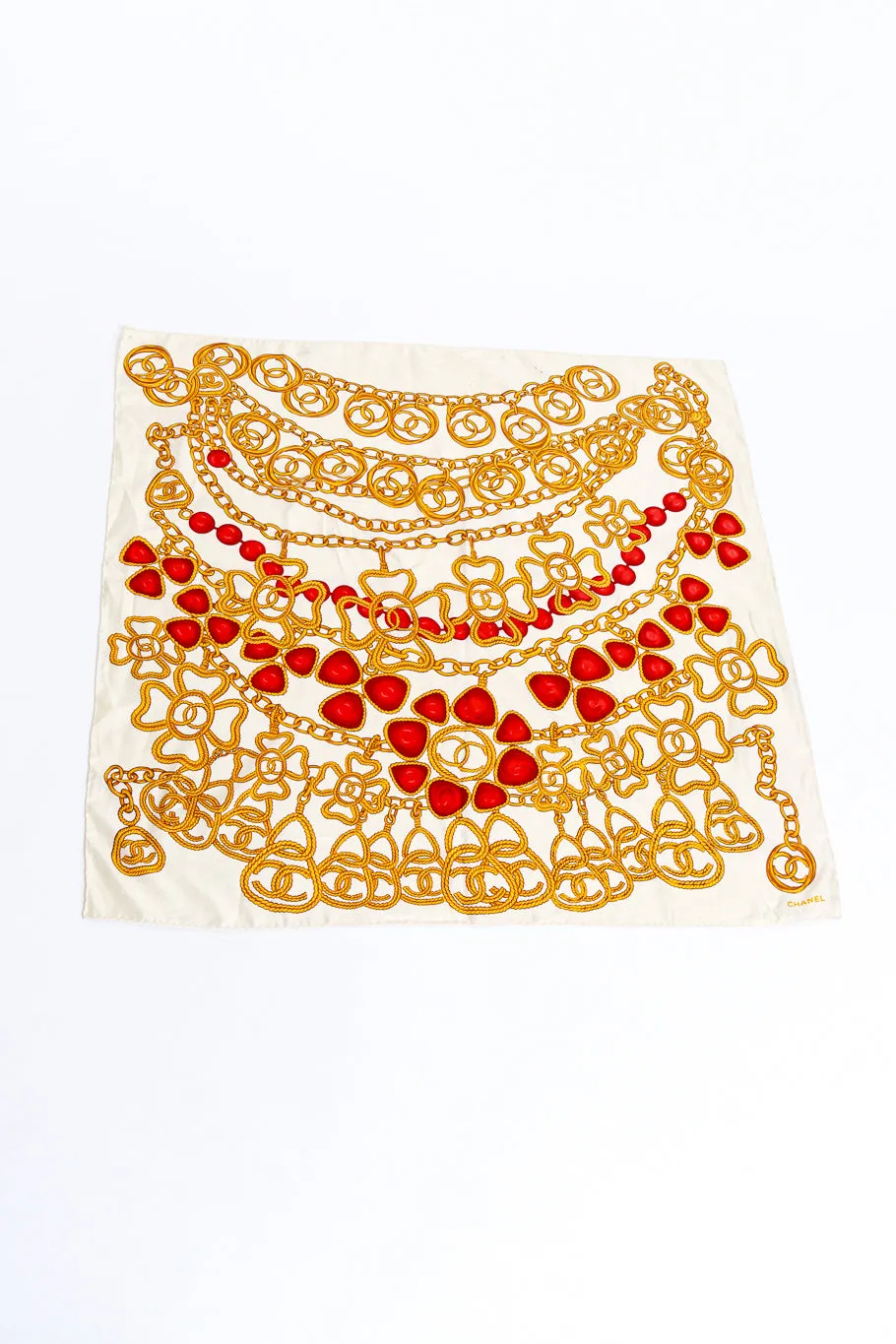 Clover Chain Silk Scarf