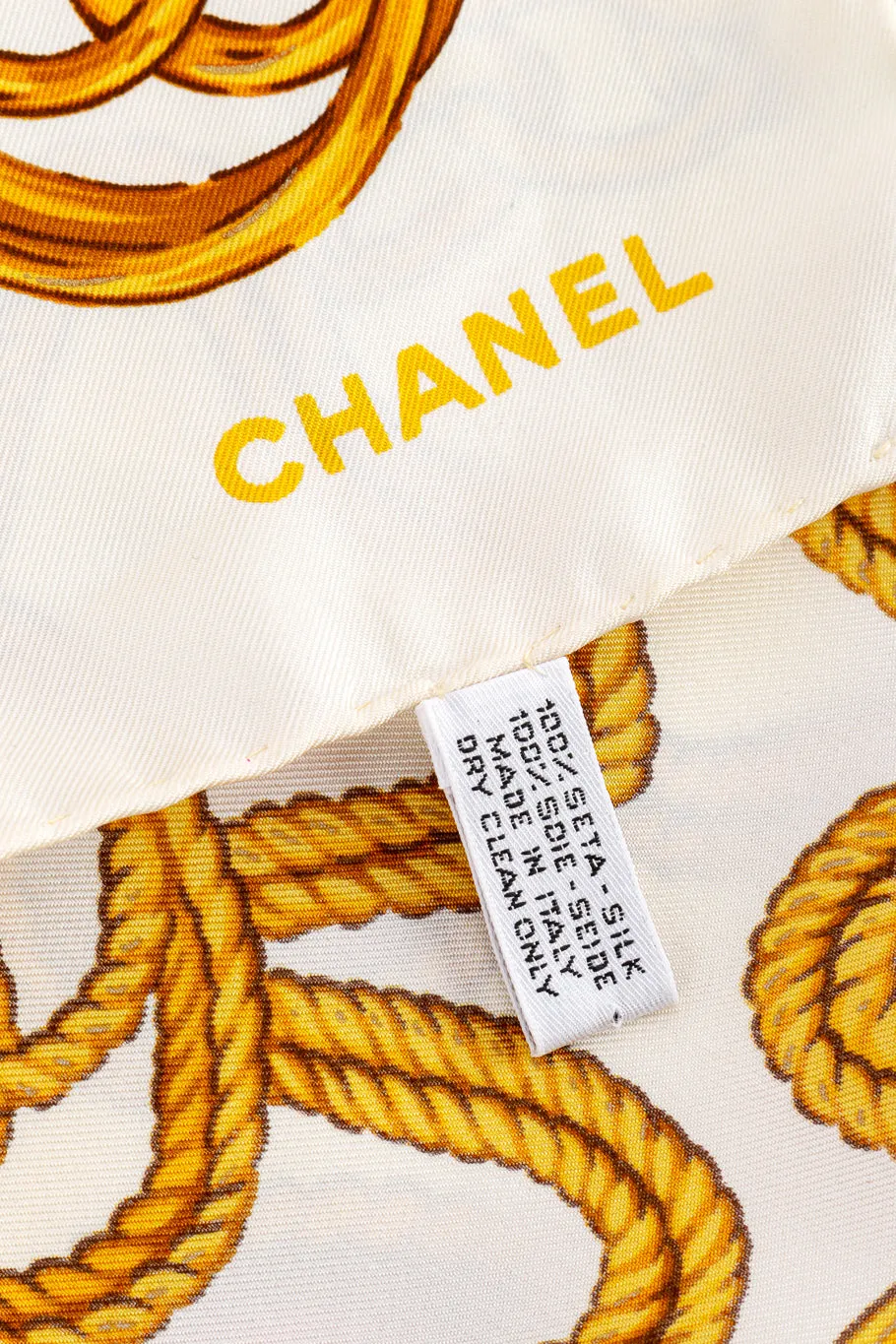 Clover Chain Silk Scarf