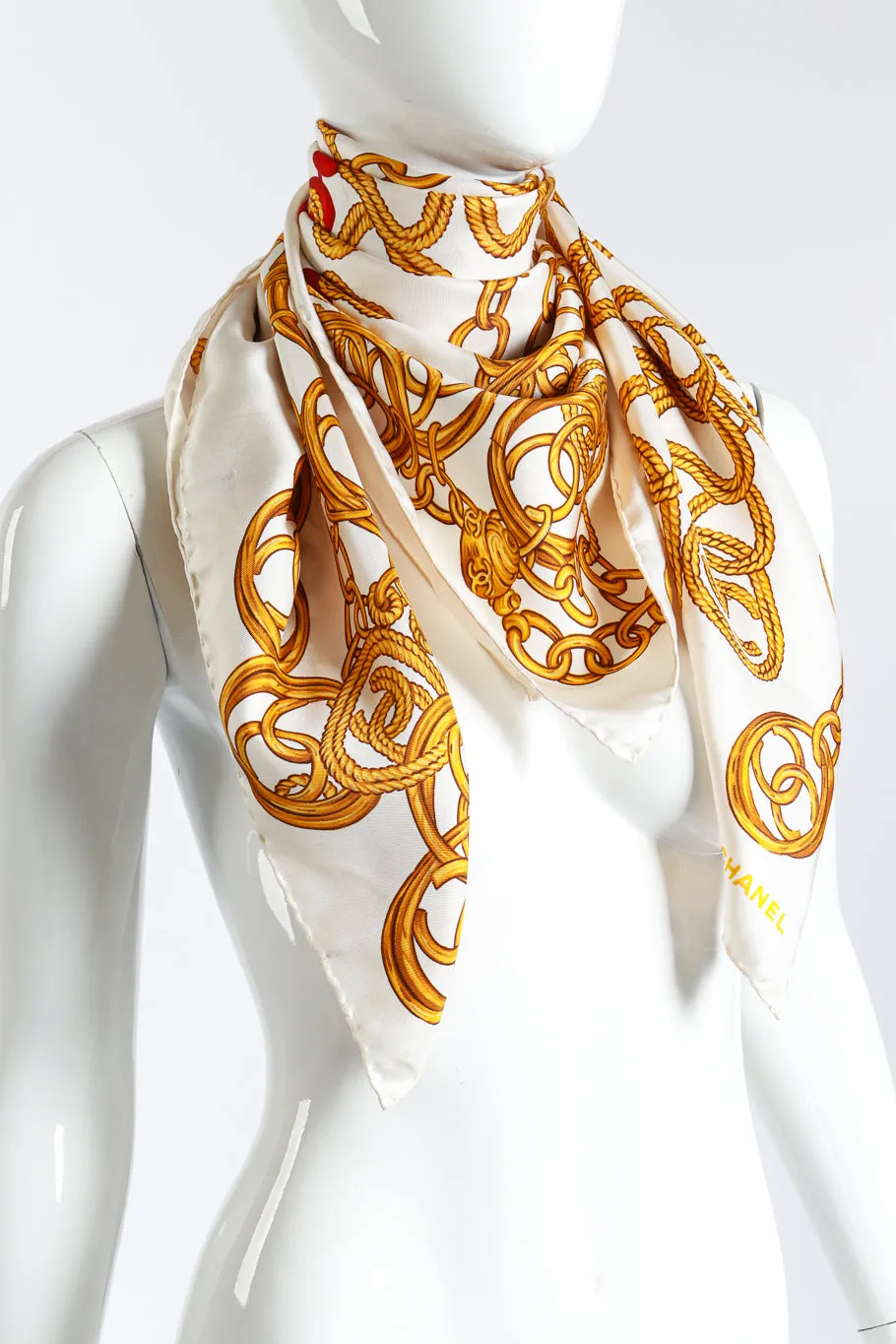 Clover Chain Silk Scarf