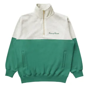 Club Fleece Half Zip Green - Unisex