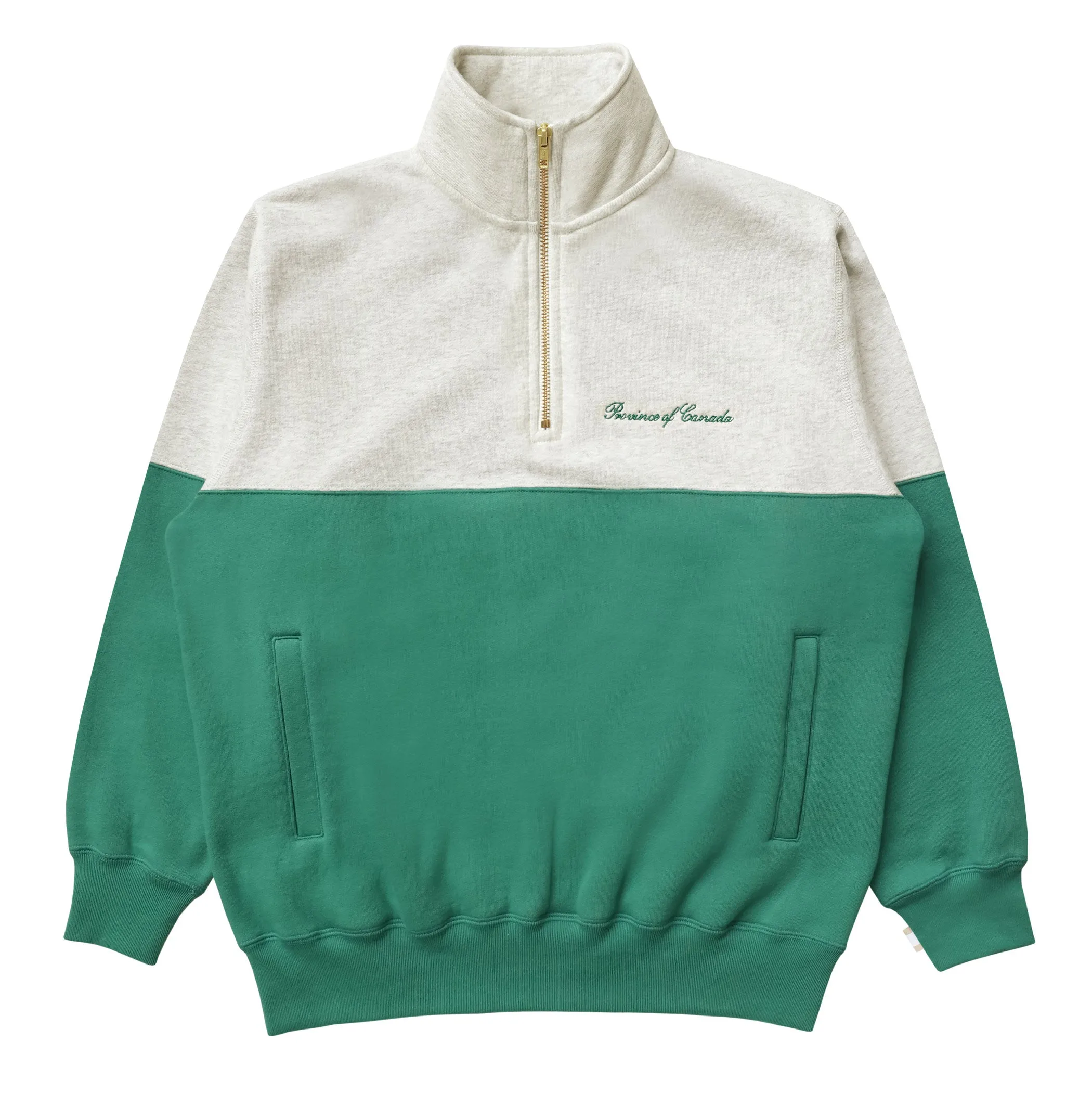 Club Fleece Half Zip Green - Unisex