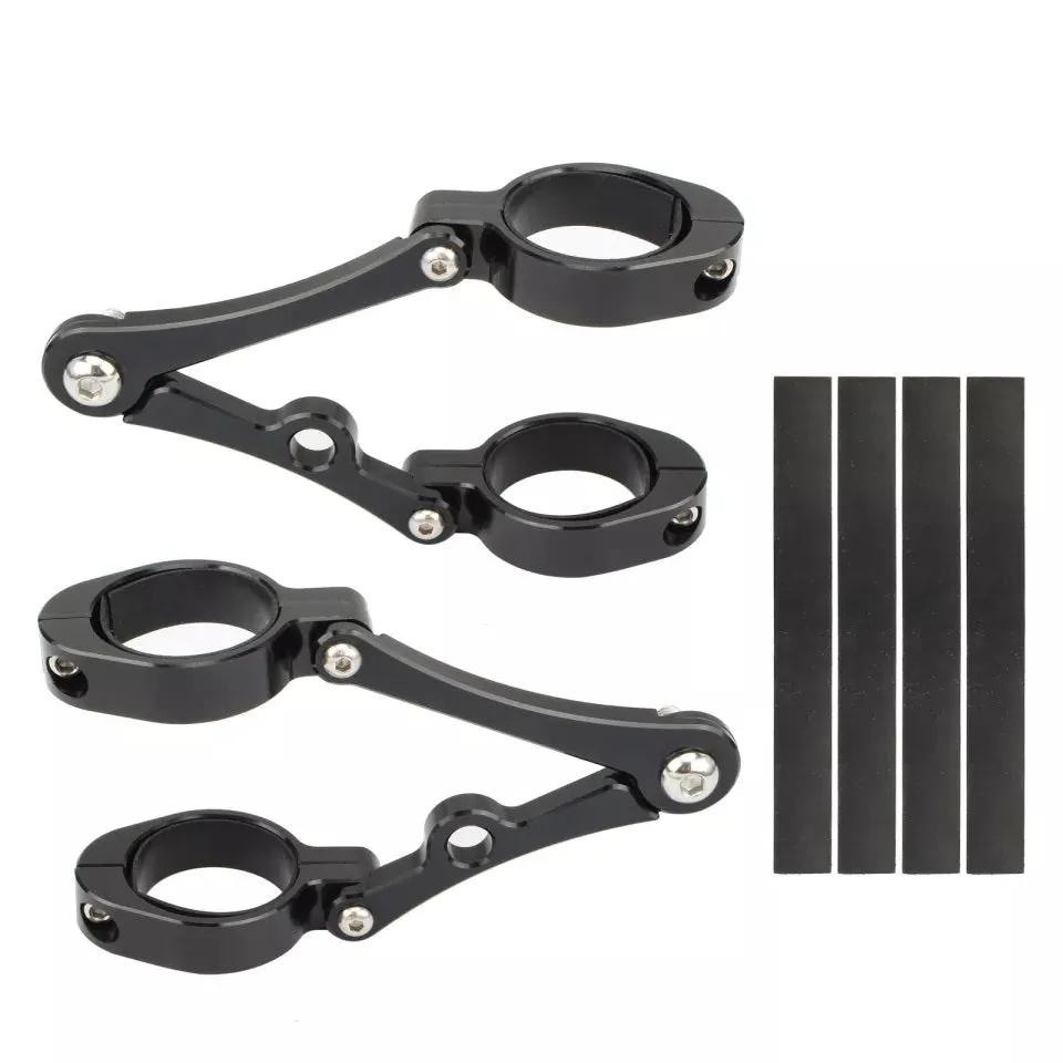 CNC Headlight Brackets 33mm - 37mm
