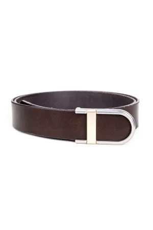Coffee Leather Belt