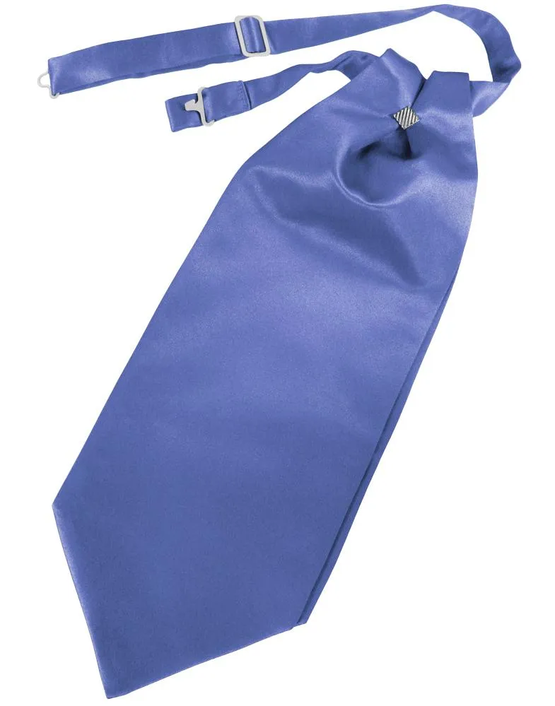 Cornflower Solid Satin Kids Cravat