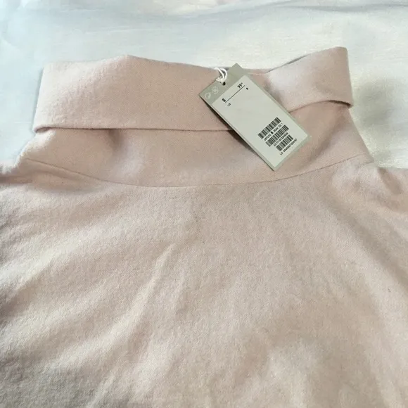 COS Sweater Wool Cotton Blend Pullover Woman Size Small Blush Pink