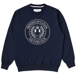 Country Club Fleece Sweatshirt Navy - Unisex