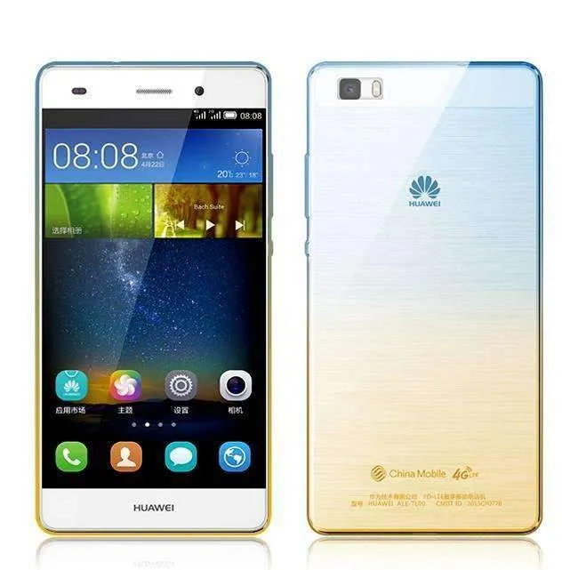 Cover Case For Huawei Mobile Phone Gradient Color