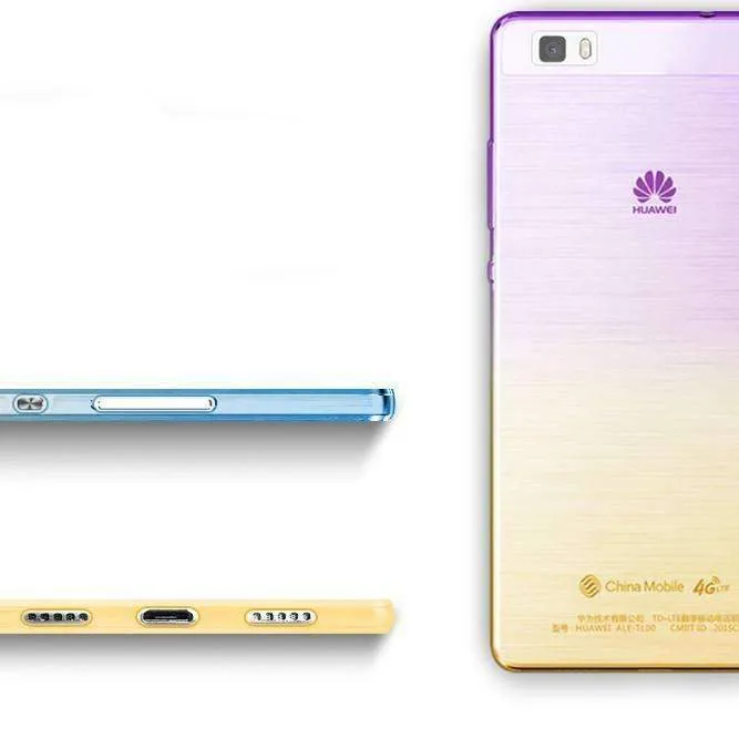 Cover Case For Huawei Mobile Phone Gradient Color