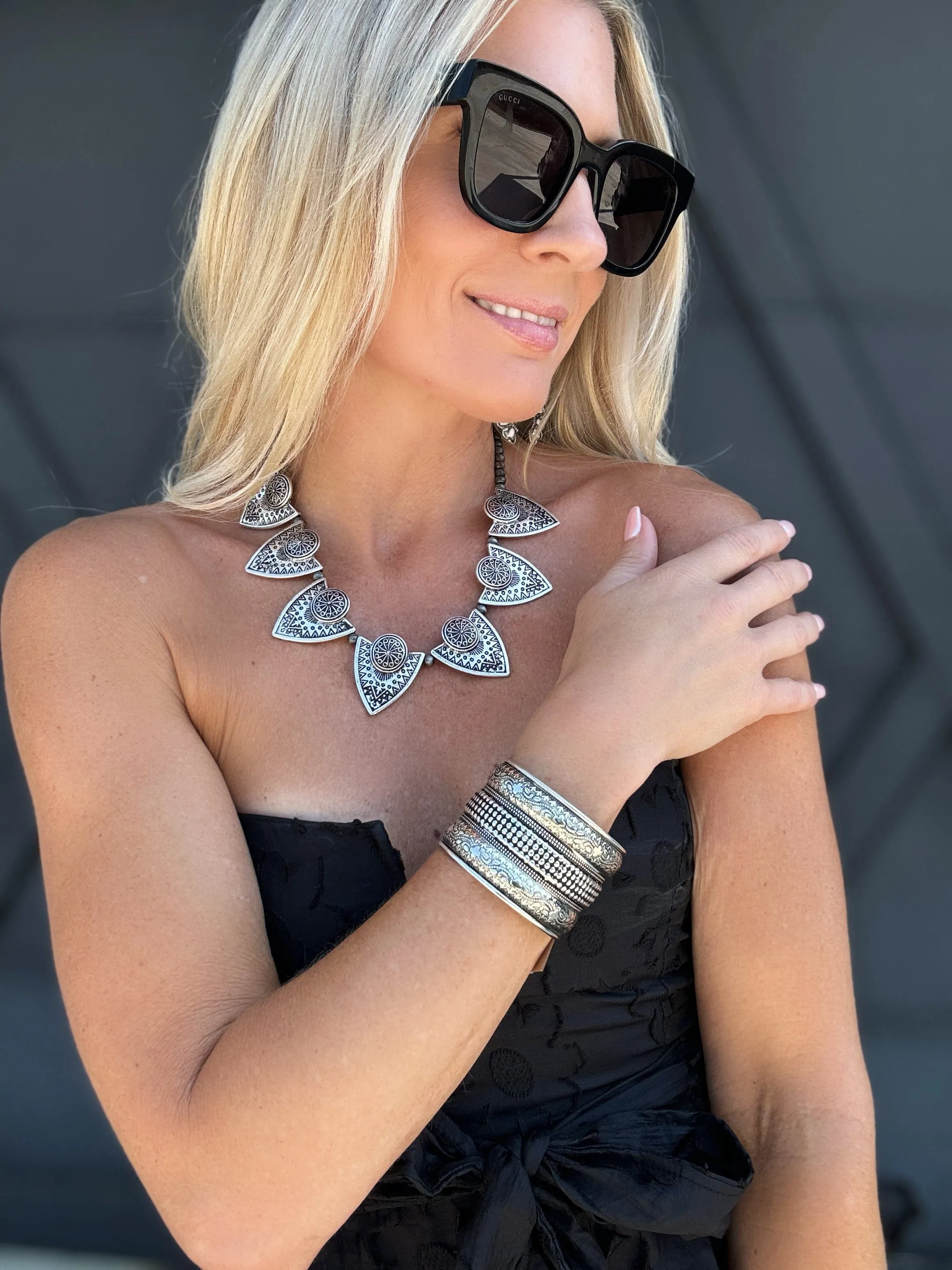 Cuff Bracelet In Silver