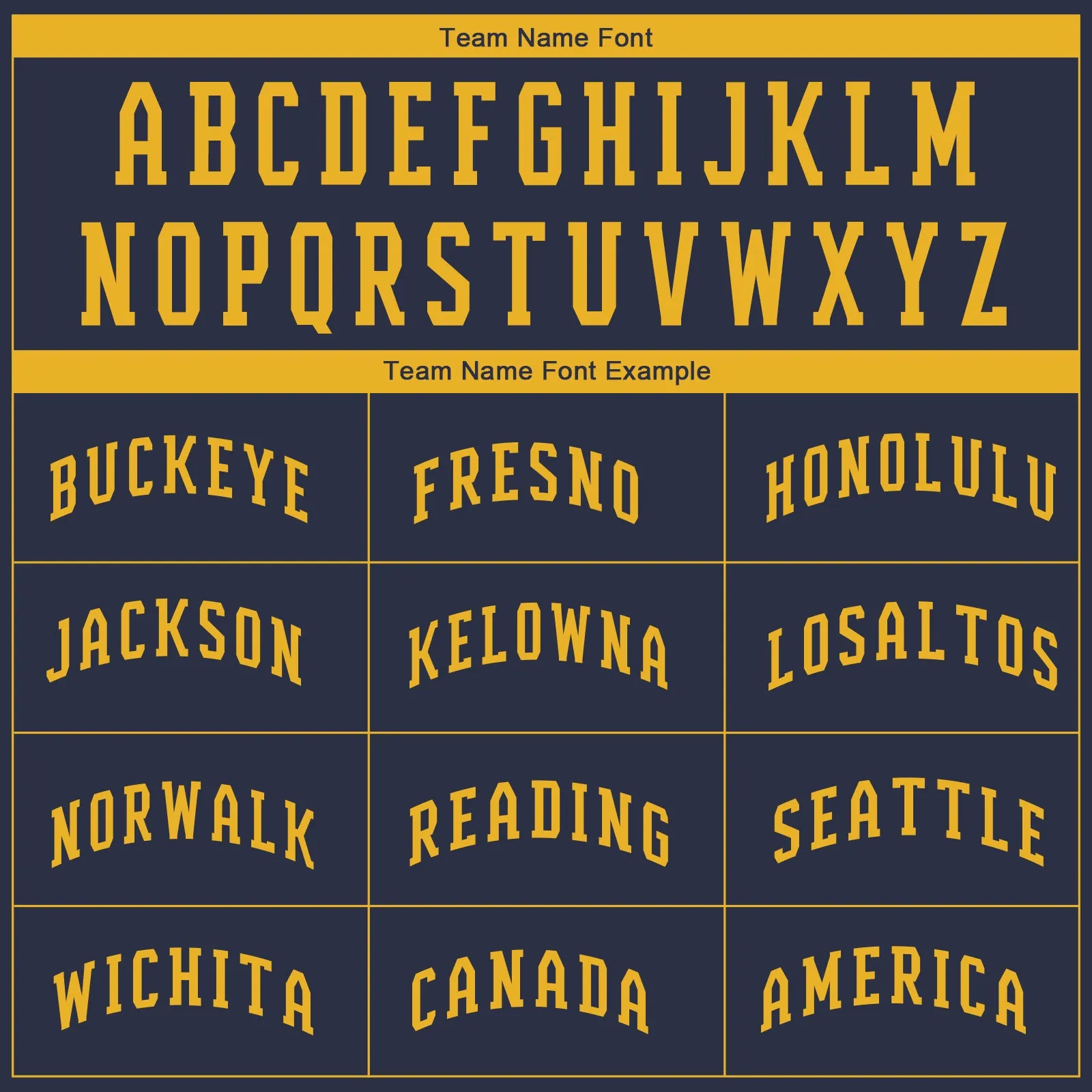 Custom Navy Gold Performance T-Shirt