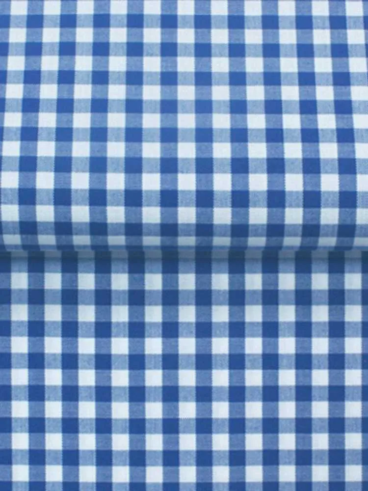 Cutaway Blue Gingham Shirt