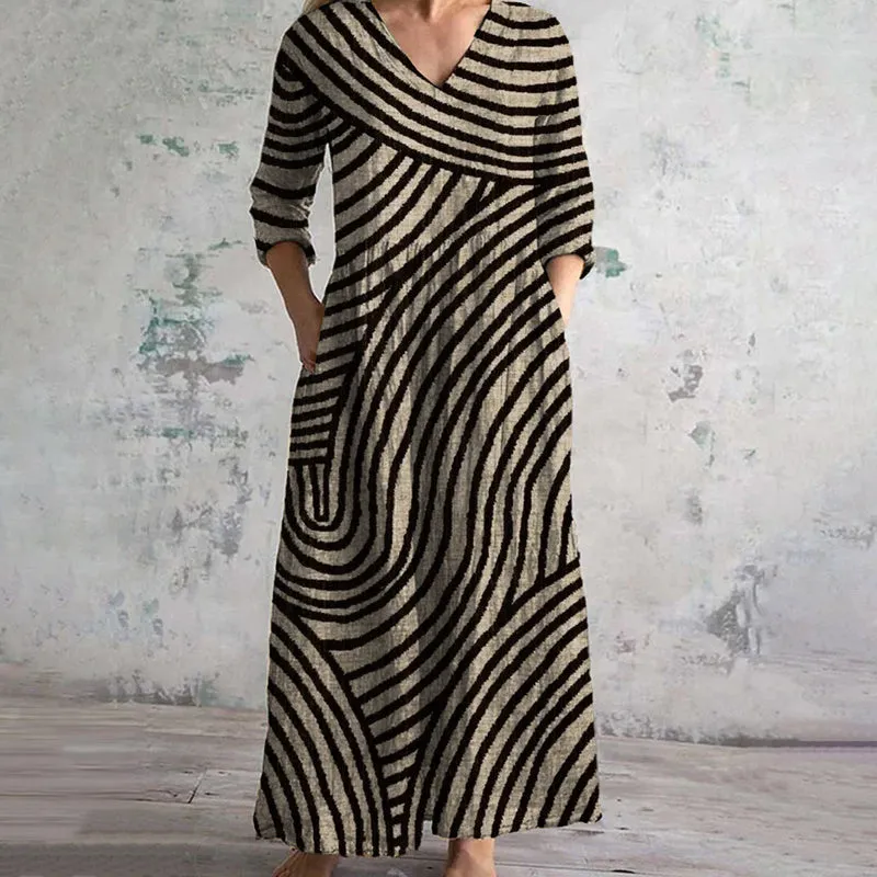 Darcey | Vintage Striped Dress
