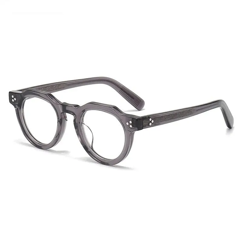 Dax Geometric Retro Acetate Glasses Frame