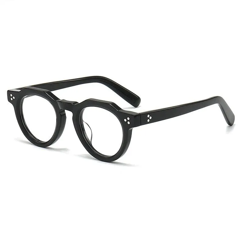 Dax Geometric Retro Acetate Glasses Frame