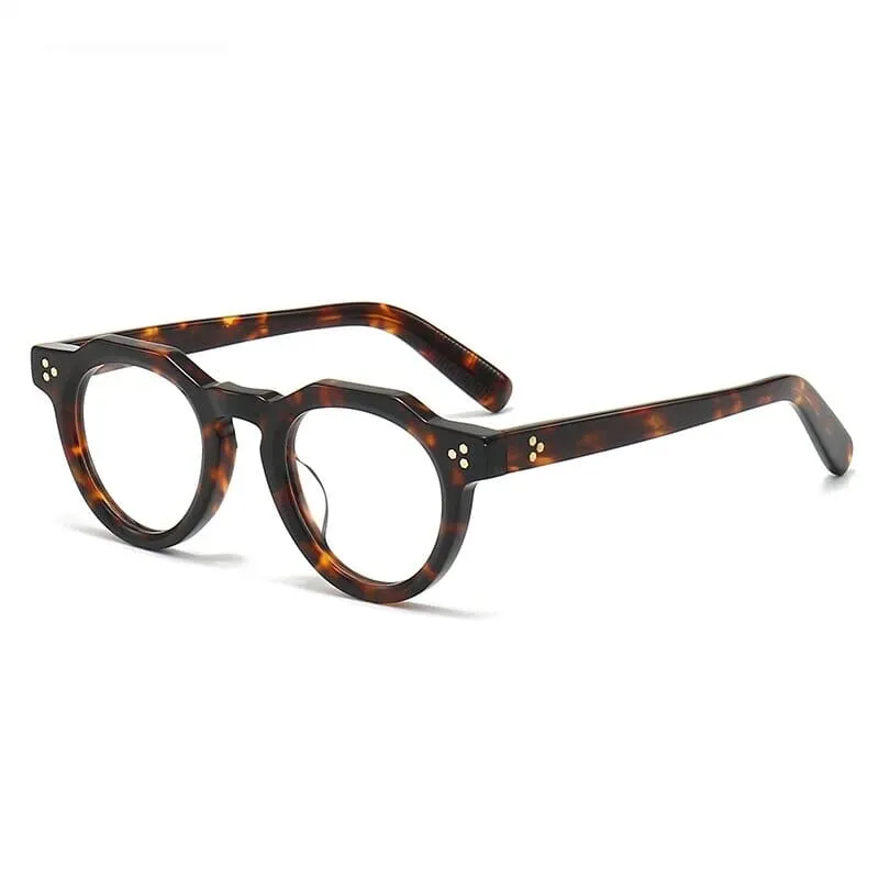 Dax Geometric Retro Acetate Glasses Frame