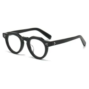 Dax Geometric Retro Acetate Glasses Frame