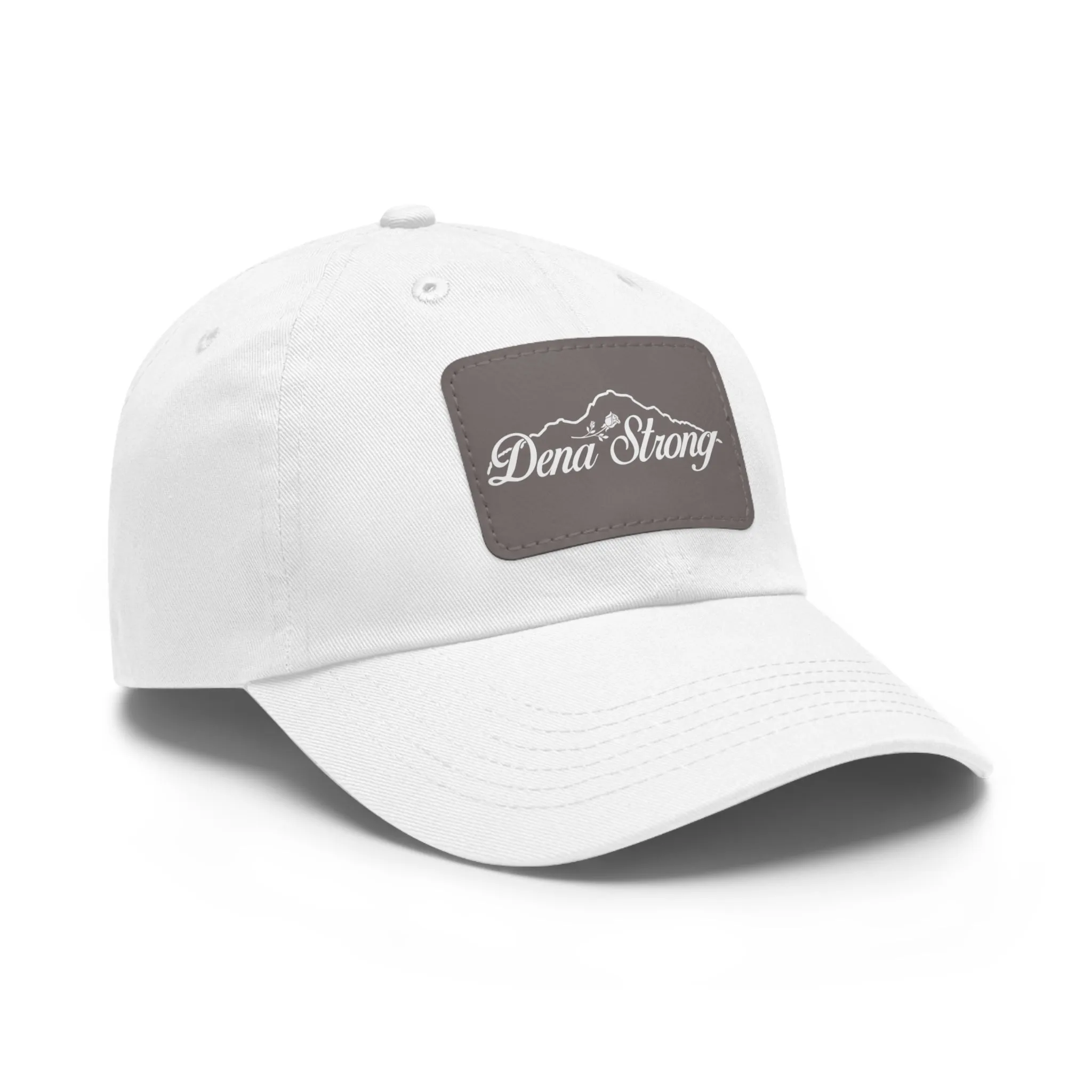 Dena Strong Leather Patch Dad Hat