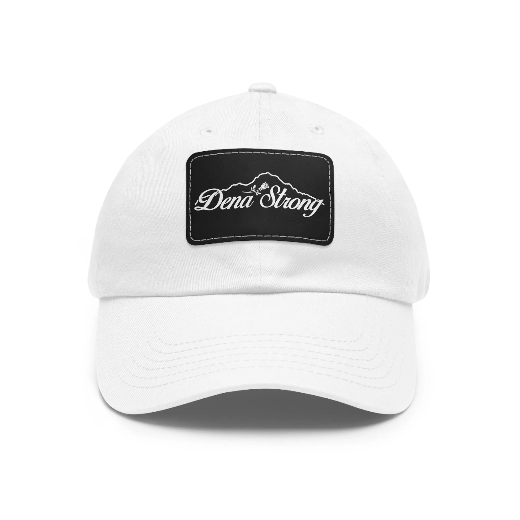 Dena Strong Leather Patch Dad Hat