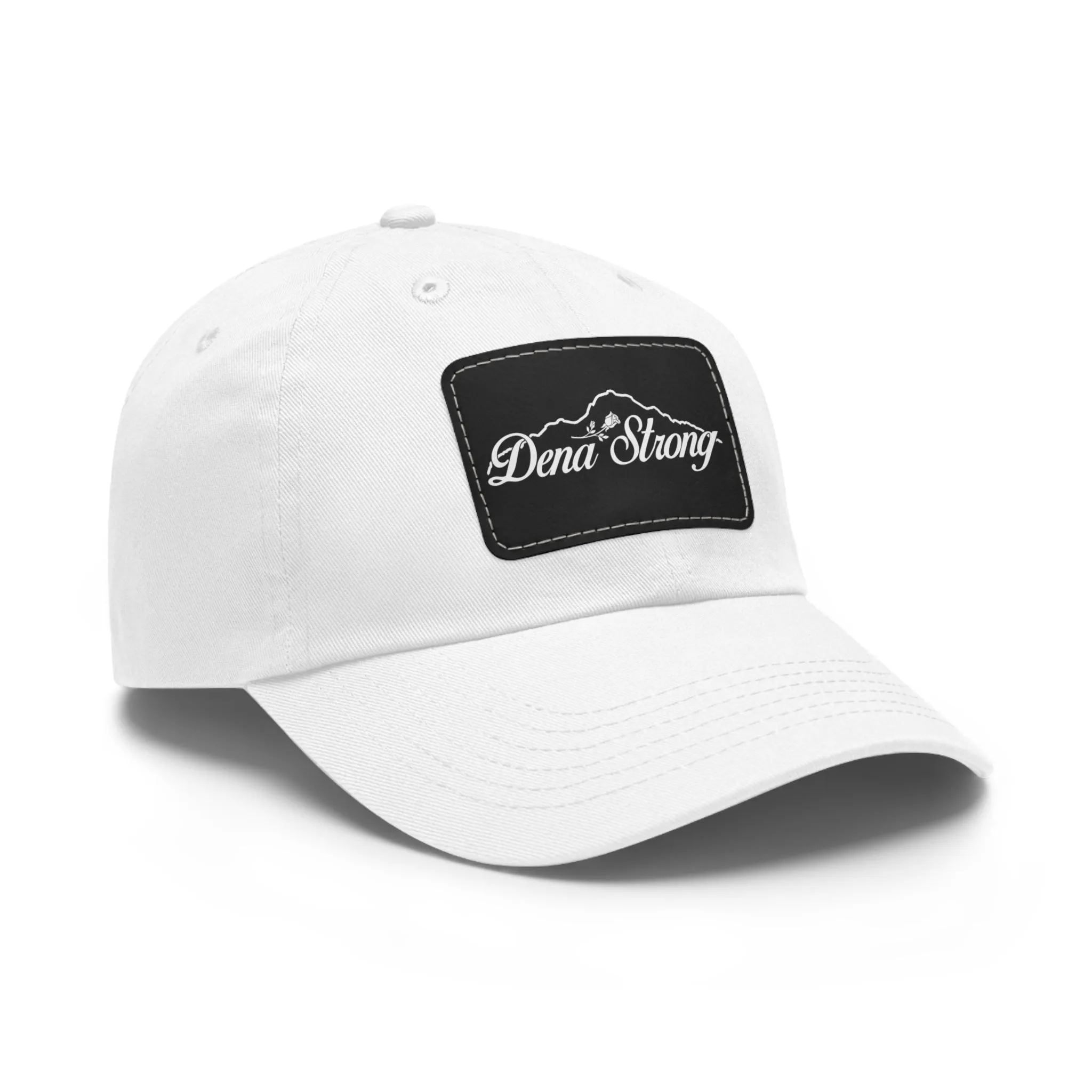 Dena Strong Leather Patch Dad Hat