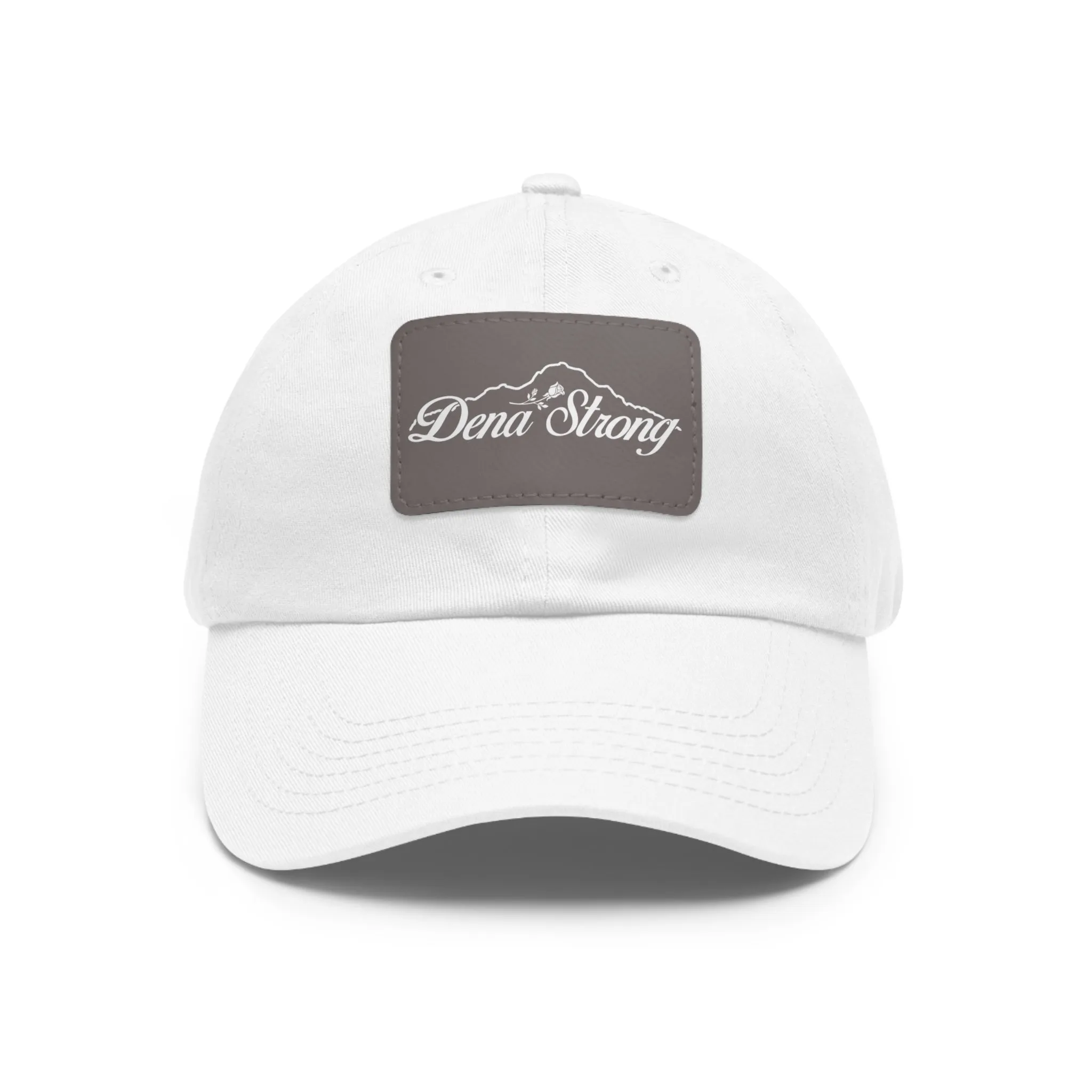 Dena Strong Leather Patch Dad Hat