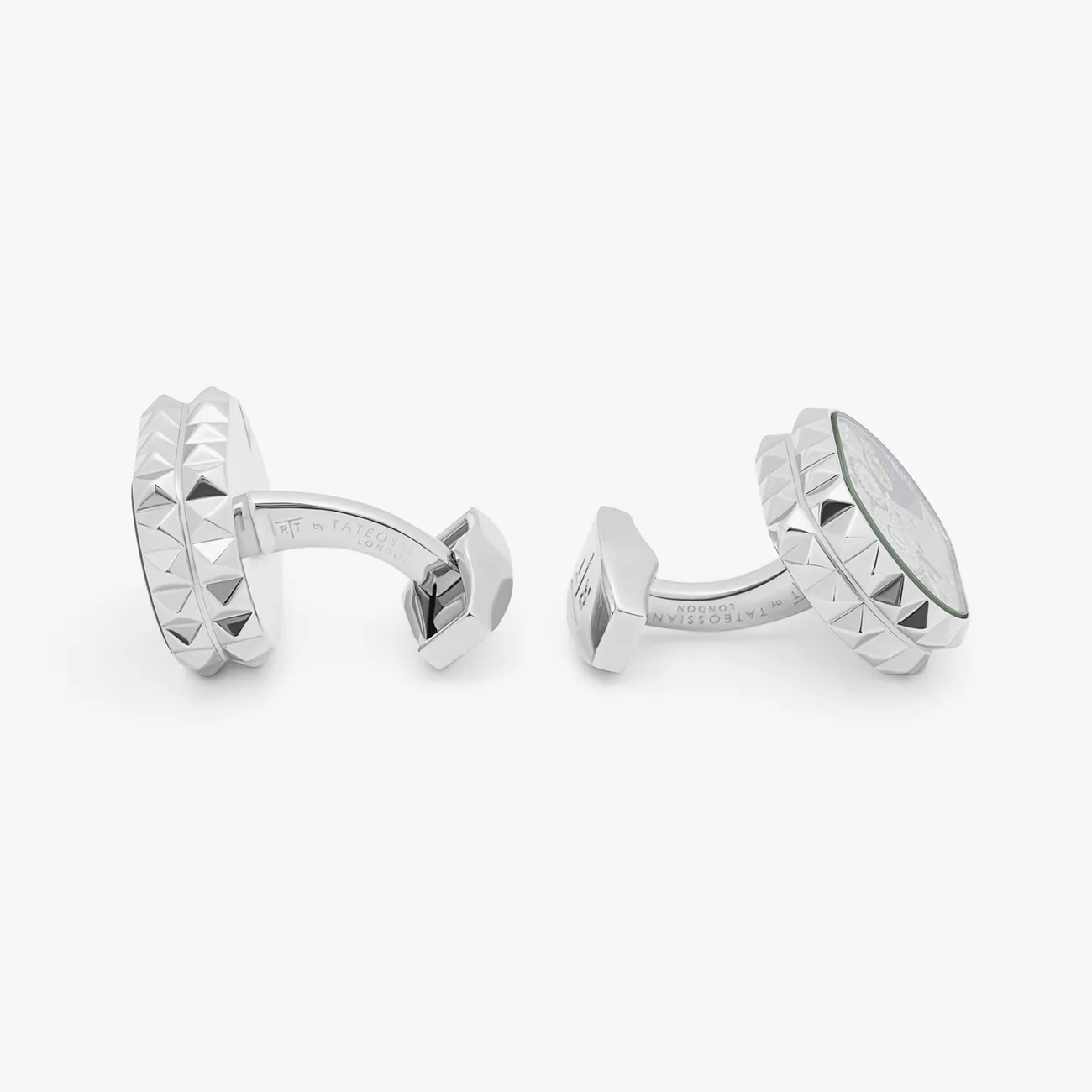Diamond Giza Skeleton Cufflinks