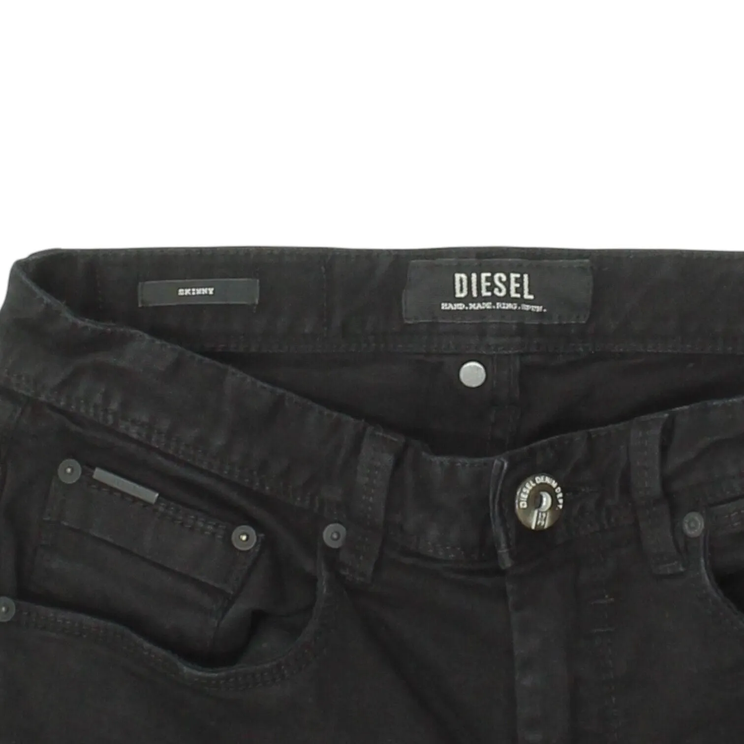 Diesel Womens Black Skinny Jeans | Vintage High End Luxury Designer Denim VTG