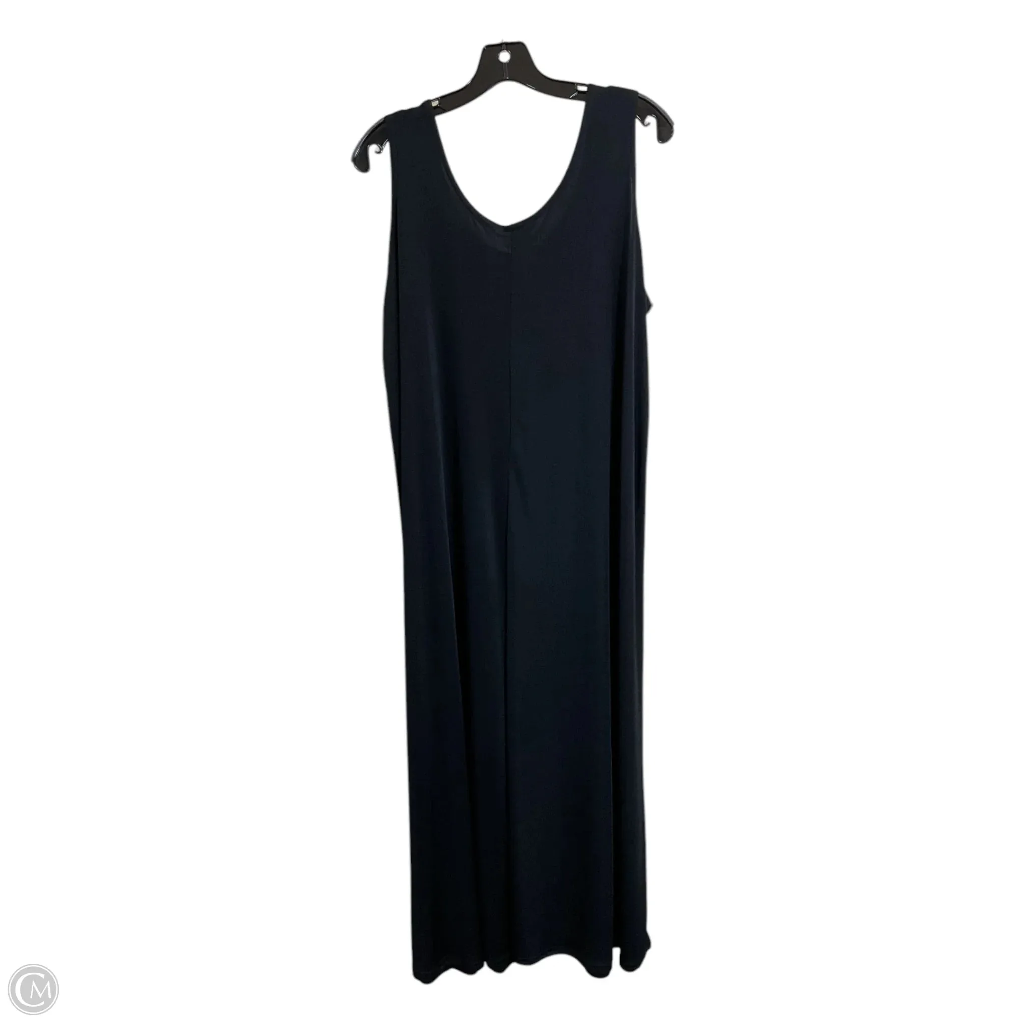 Dress Casual Midi By Clothes Mentor In Black, Size: 1x