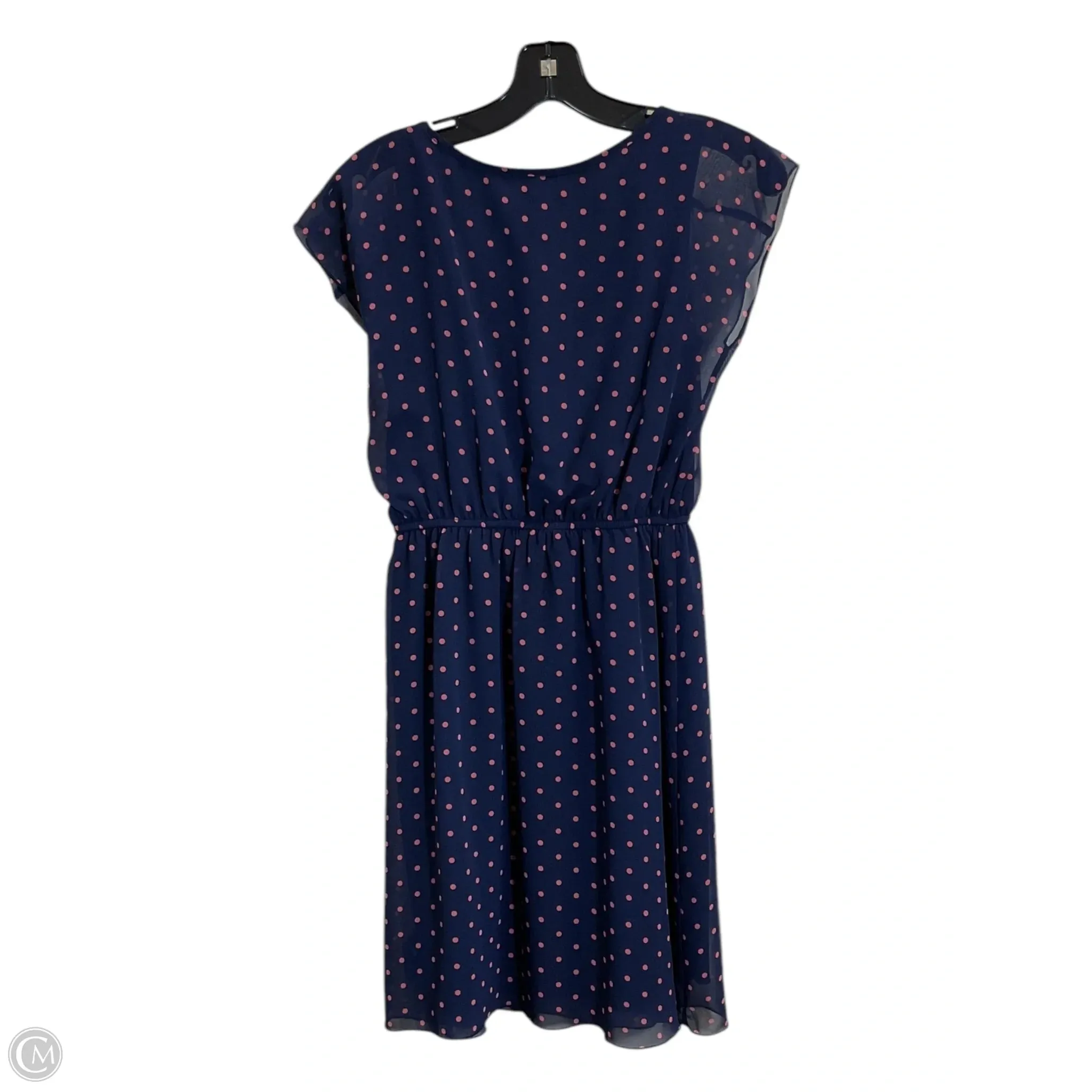 Dress Casual Short By Enfocus In Blue & Pink, Size: S