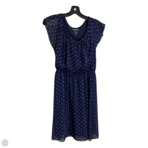 Dress Casual Short By Enfocus In Blue & Pink, Size: S