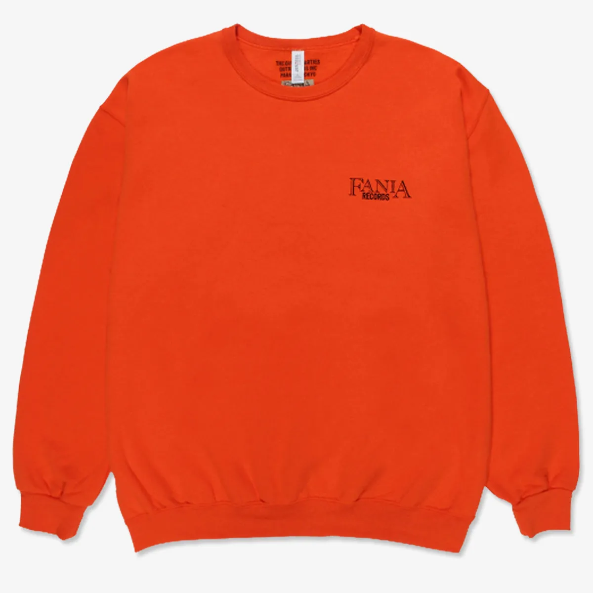 Fania Crew Neck Orange Sweatshirt (Wacko Maria)
