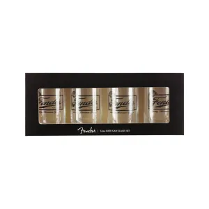 Fender Beer Can Glasses, 16oz, Set of 4