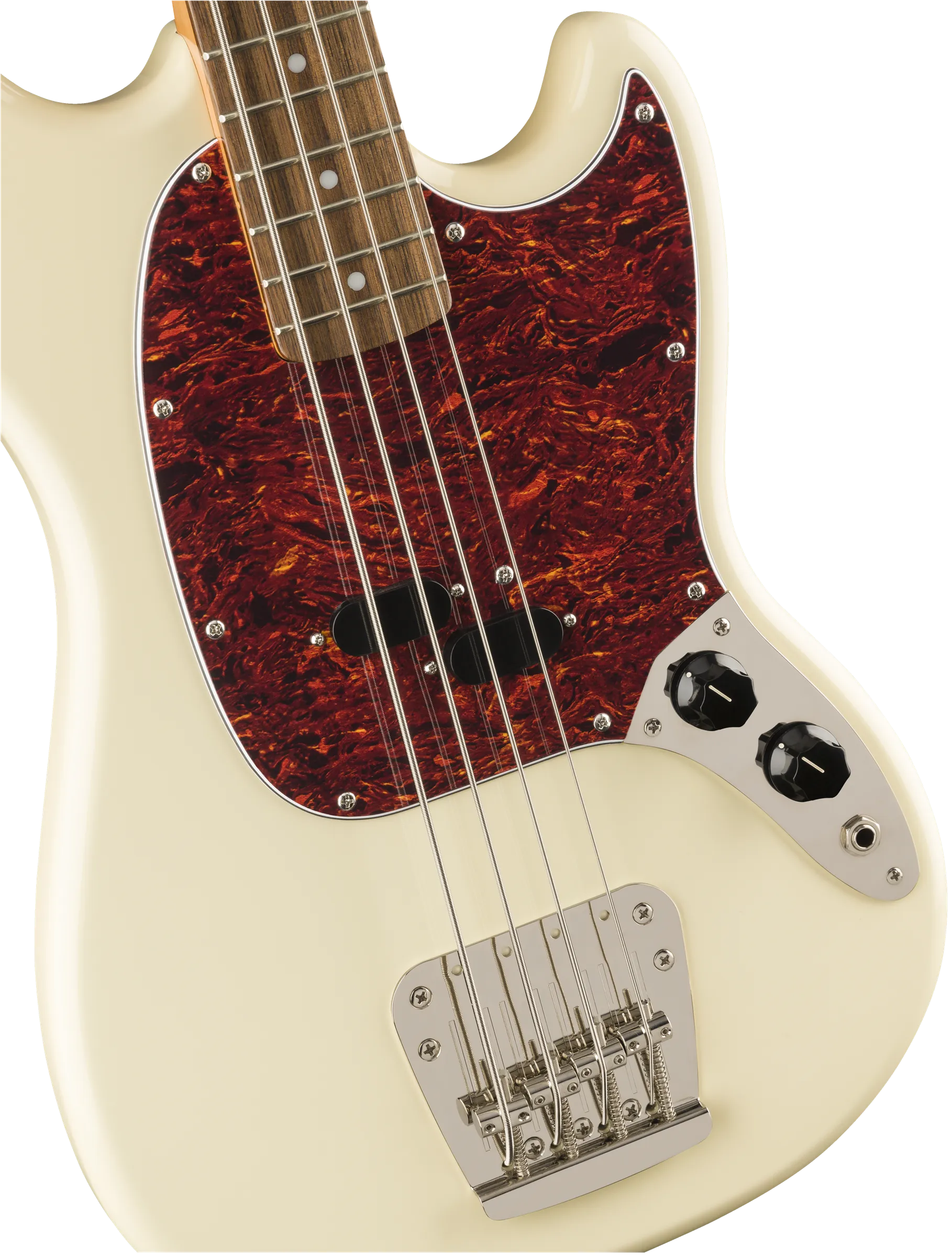 Fender Squier Player Classic Vibe '60s Mustang® Bass - Olympic White *Includes Deluxe Setup!