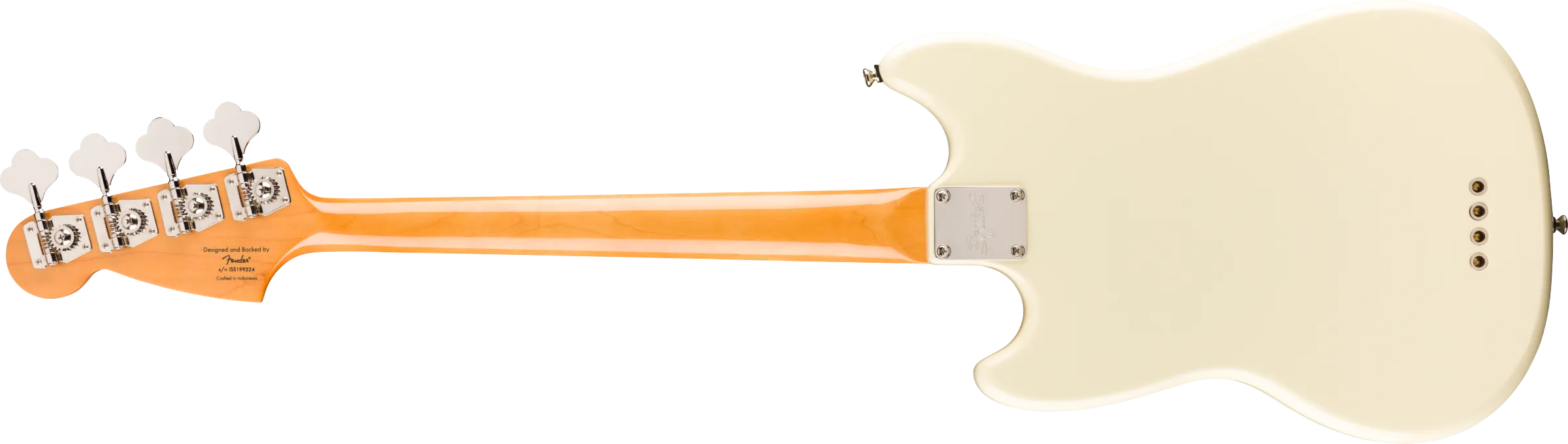 Fender Squier Player Classic Vibe '60s Mustang® Bass - Olympic White *Includes Deluxe Setup!