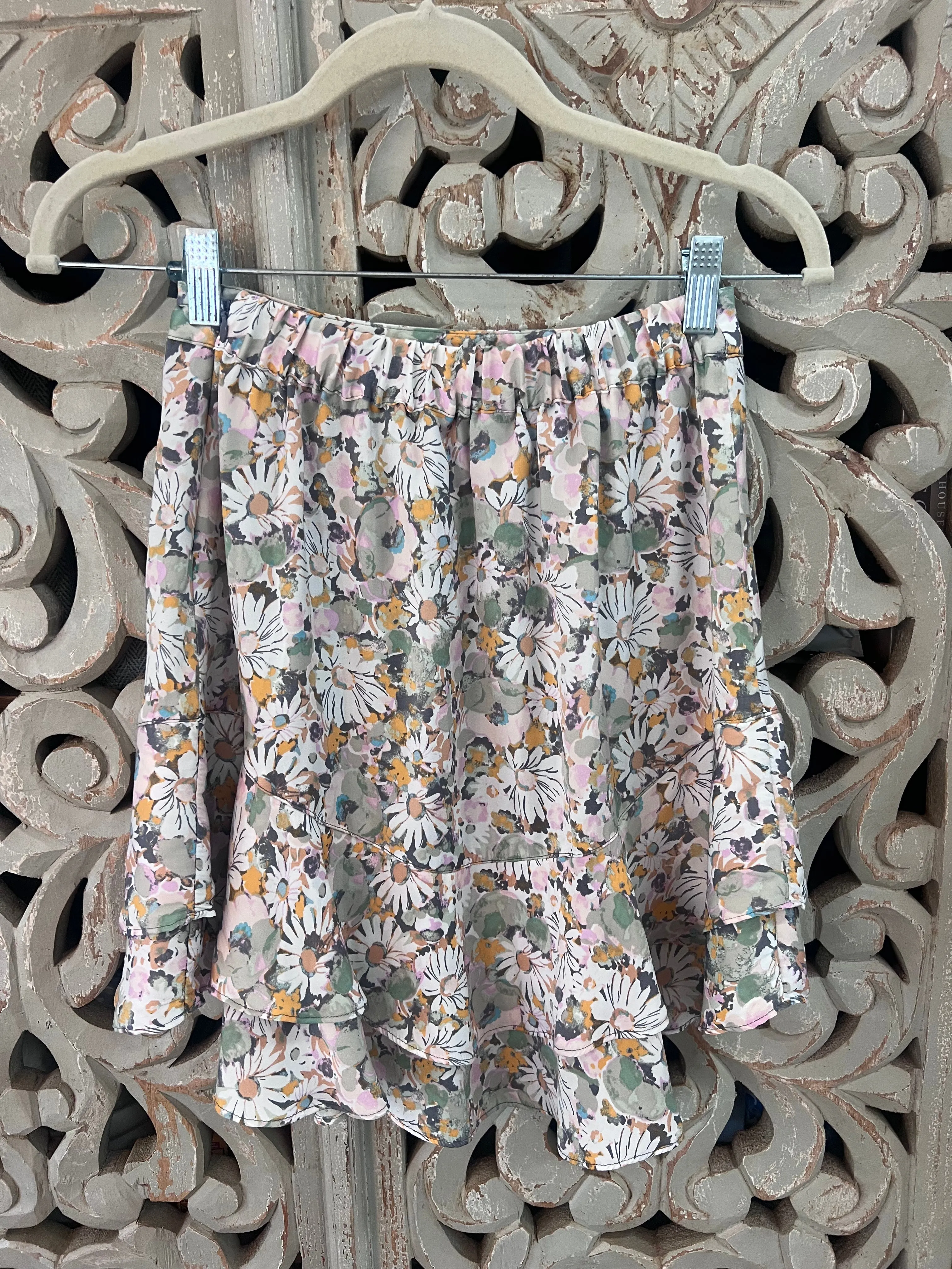 Floral Skirt Size XS (RESTYLE)