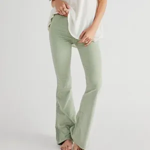 Free People We The Free Penny Pull-On Stretch Flare Corduroy Size 24 Retro 70’s