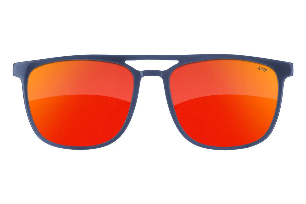 Fuse Long Point Sunglasses | Gloss Blue