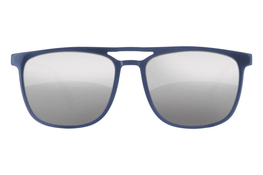 Fuse Long Point Sunglasses | Gloss Blue