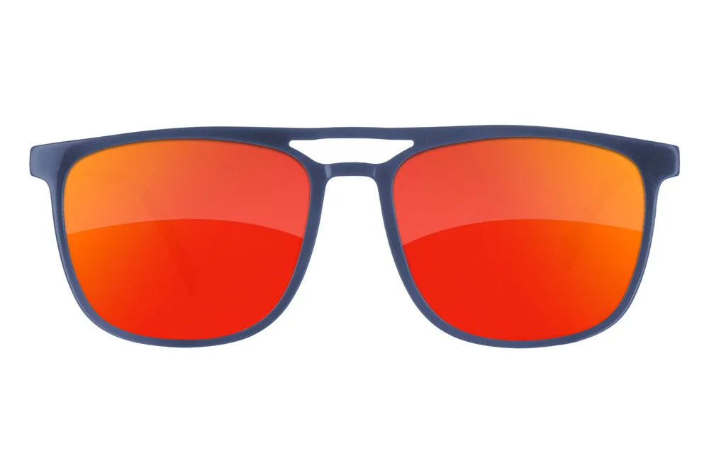 Fuse Long Point Sunglasses | Gloss Blue