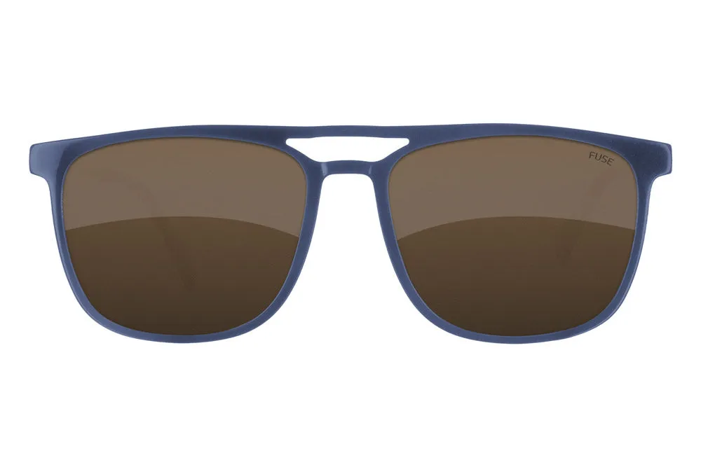 Fuse Long Point Sunglasses | Gloss Blue
