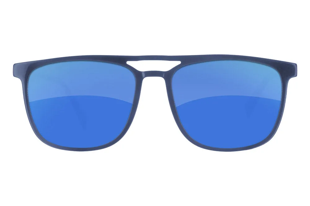 Fuse Long Point Sunglasses | Gloss Blue