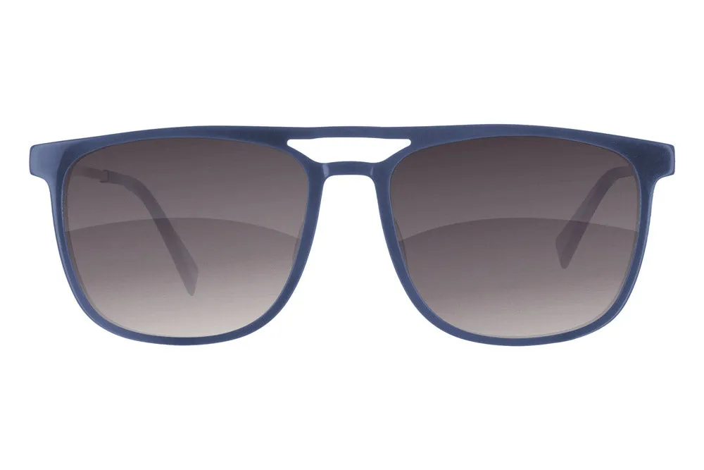 Fuse Long Point Sunglasses | Gloss Blue