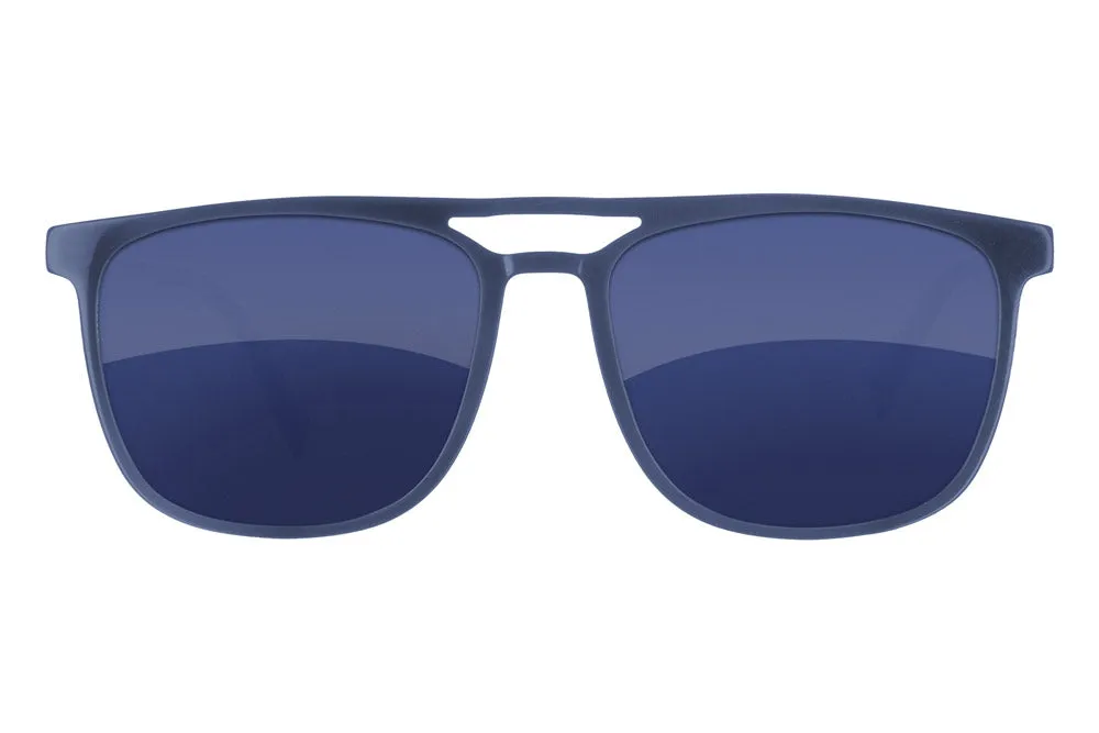Fuse Long Point Sunglasses | Gloss Blue