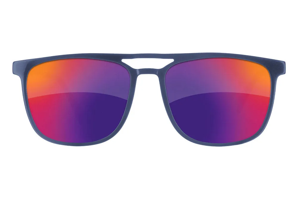 Fuse Long Point Sunglasses | Gloss Blue