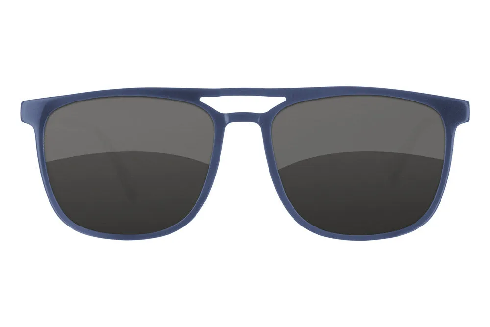 Fuse Long Point Sunglasses | Gloss Blue