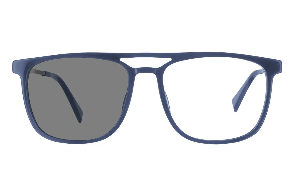 Fuse Long Point Sunglasses | Gloss Blue