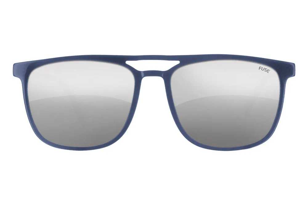 Fuse Long Point Sunglasses | Gloss Blue