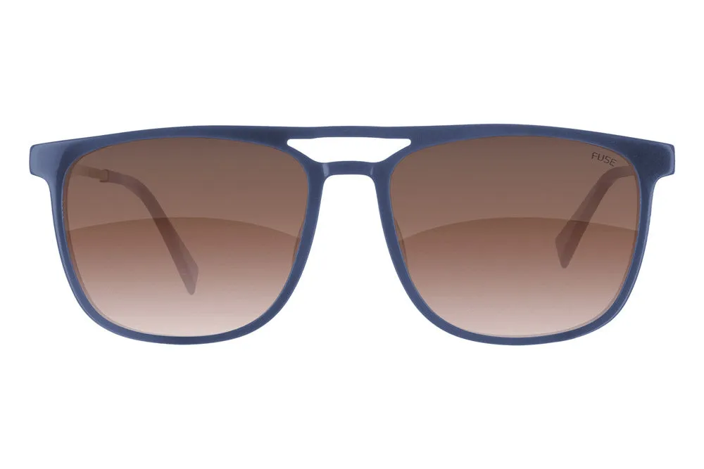 Fuse Long Point Sunglasses | Gloss Blue