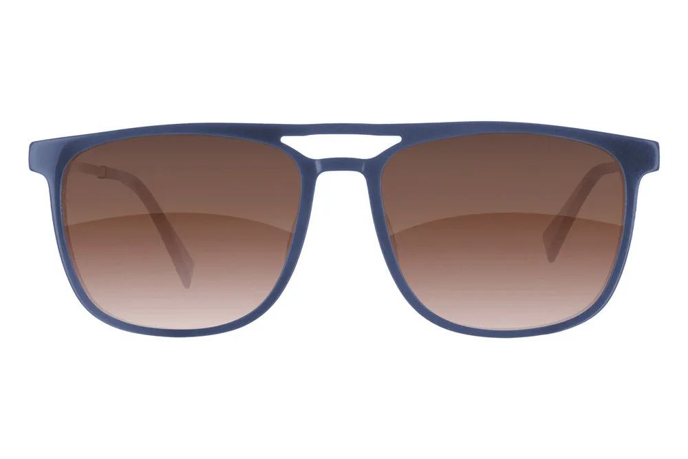 Fuse Long Point Sunglasses | Gloss Blue