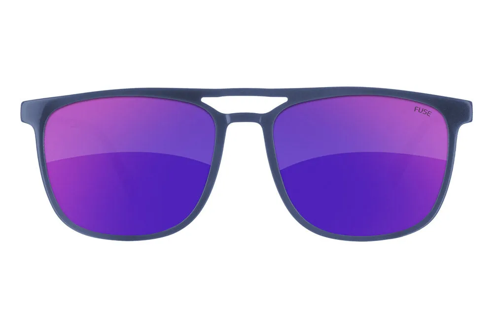Fuse Long Point Sunglasses | Gloss Blue